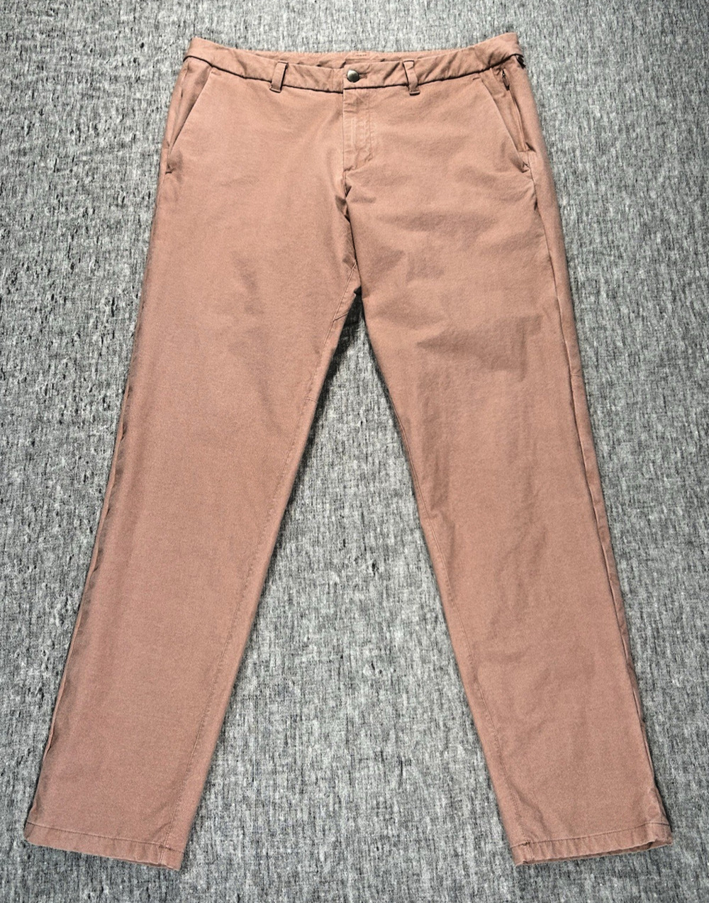 Lululemon ABC Commission Pants Mens 36x31 Slim Earth Color Clay Stretch Commute